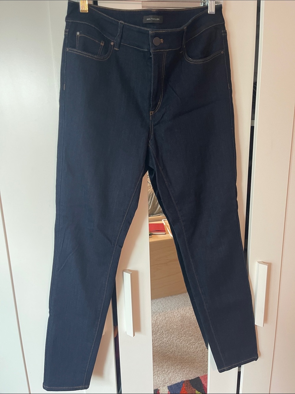 Ann Taylor Navy Skinny Jeans